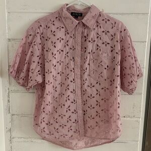 Women’s J. Crew eyelet button up